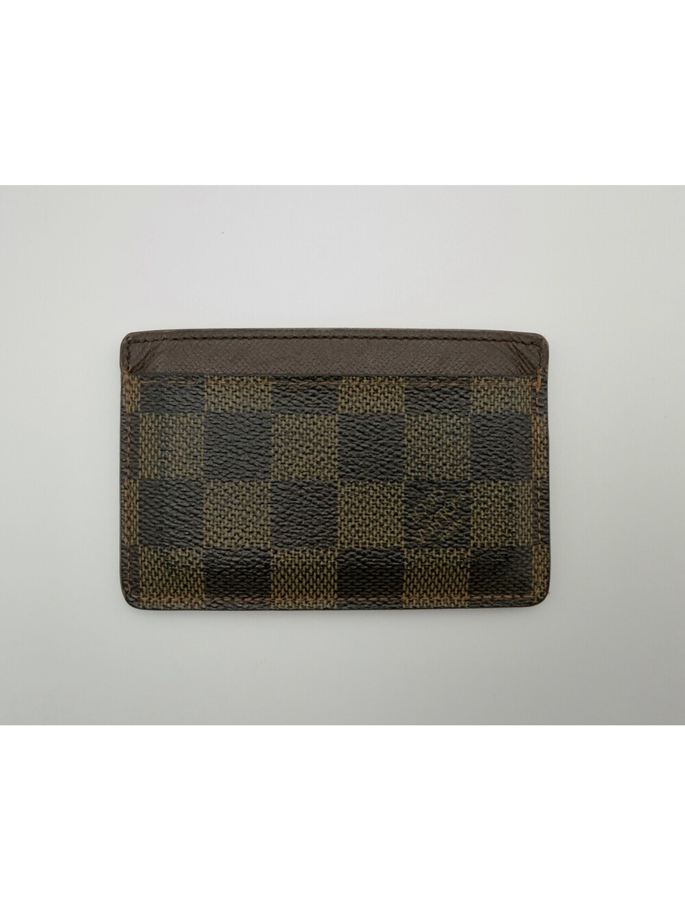 Authentic Louis Vuitton LV  Damier Ebene Card Case Card Holder
